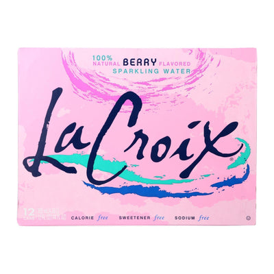 Lacroix Sparkling Water - Berry - Case Of 2 - 12 Fl Oz. - Orca Market