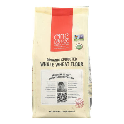 One Degree Organic Foods Sprouted Flour - Whole Wheat - Case Of 6 - 32 Oz. - Orca Market