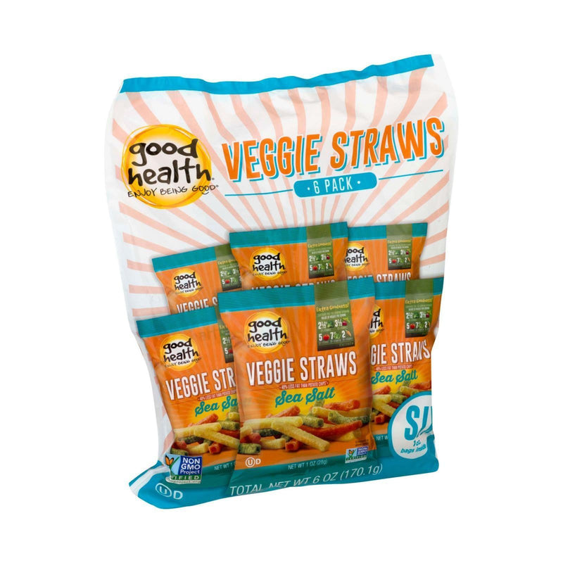 Good Health Veggie Straws - Sea Salt - Case Of 8 - 1 Oz. - Orca Market