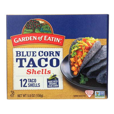 Garden Of Eatin' Blue Corn Taco Shells - Blue Corn - Case Of 12 - 5.5 Oz. - Orca Market