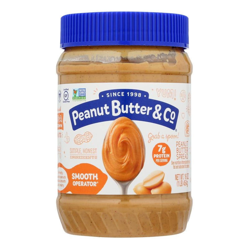 Peanut Butter And Co Peanut Butter - Smooth Operator - Case Of 6 - 16 Oz. - Orca Market