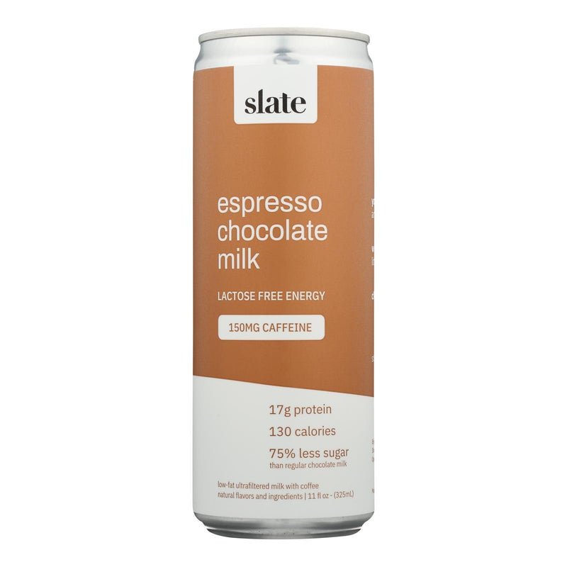 Slate Milk - Milk Aseptic Lactose Free Espresso- Case Of 12 - 11 Fz - Orca Market