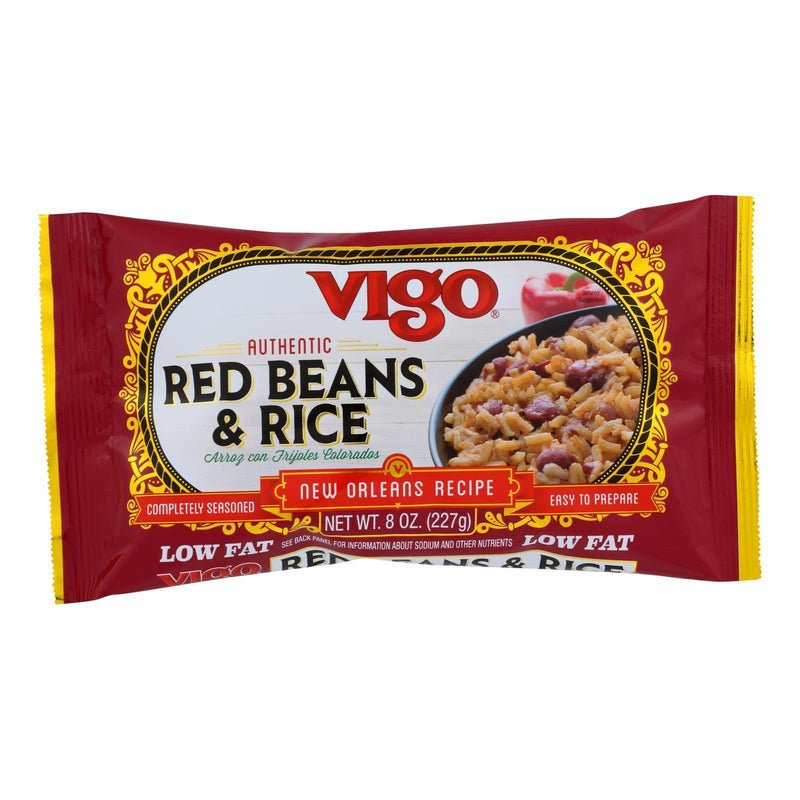 Vigo Red Beans And Rice - Case Of 12 - 8 Oz. - Orca Market