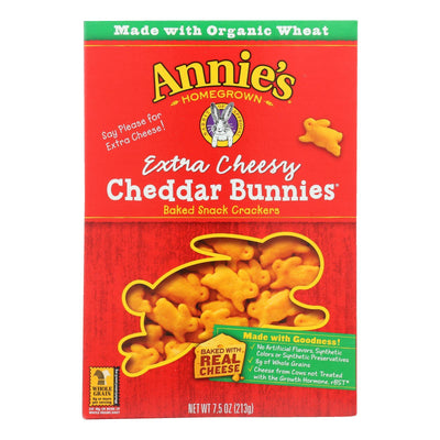 Annie's Homegrown - Chddr Bnnies X-cheese - Case Of 12-7.5 Oz. - Orca Market