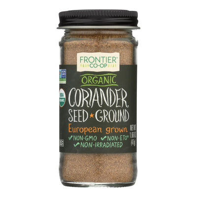 Frontier Herb Coriander Seed - Organic - Ground - 1.60 Oz - Orca Market