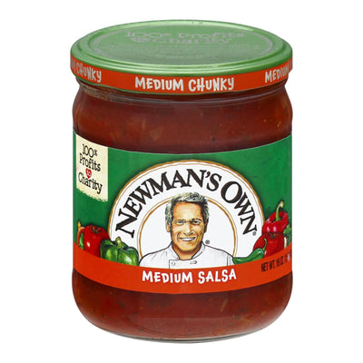 Newman's Own - Salsa Medium Chunky - Case Of 8-16 Oz - Orca Market