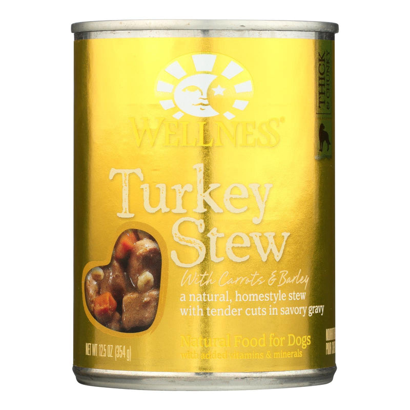 Wellness Pet Products Dog Food - Turkey With Barley And Carrots - Case Of 12 - 12.5 Oz. - Orca Market