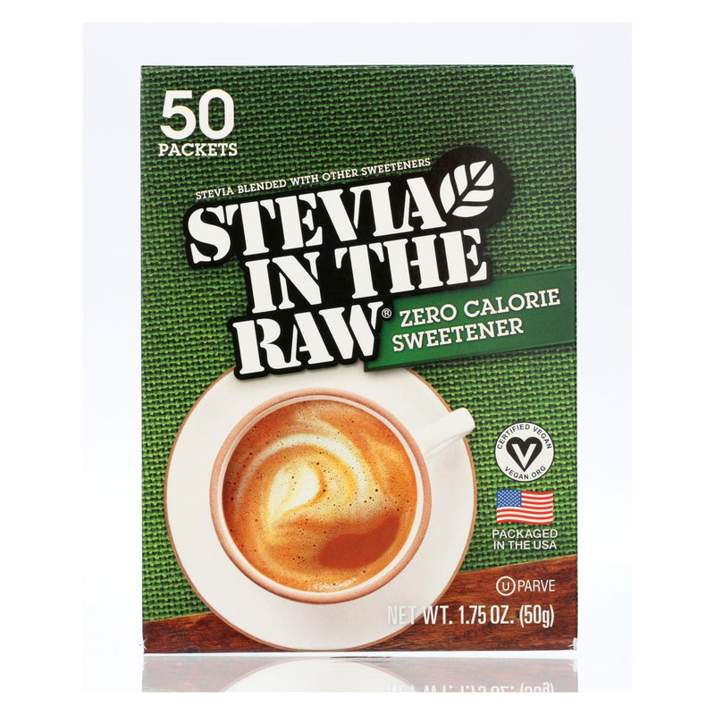 Stevia In The Raw Sweetener - Packets - Case Of 12 - 50 Count - Orca Market