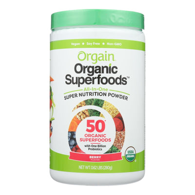 Orgain Organic Hydration Powder - Berry Punch - 0.62 Lb. - Orca Market