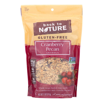 Back To Nature Cranberry Pecan Granola - Whole Grain Rolled Oats With Tart Cranberries And Crunchy Pecans - Case Of 6 - 11 Oz. - Orca Market