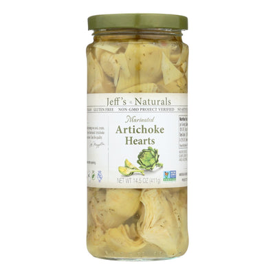 Jeff's Natural Artichoke Hearts - Marinated - Case Of 6 - 14.5 Oz - Orca Market