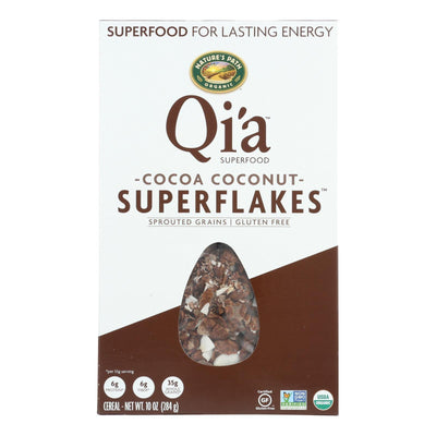 Nature's Path Organic Qi'a Superflakes - Cocoa Coconut - Case Of 12 - 10 Oz. - Orca Market