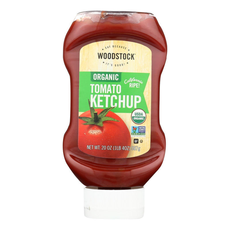 Woodstock Organic Tomato Ketchup - Case Of 12 - 20 Oz - Orca Market