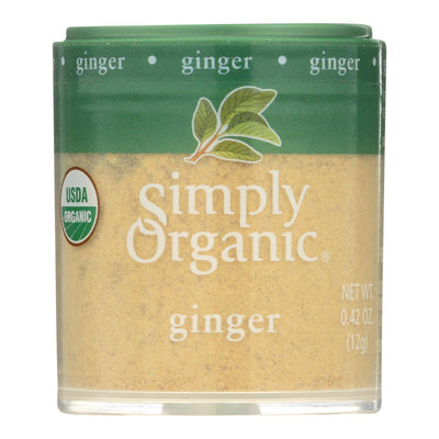 Simply Organic Ginger Root - Organic - Ground - .42 Oz - Case Of 6 - Orca Market