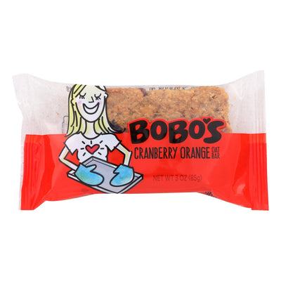 Bobo's Oat Bars - All Natural - Cranberry Orange - 3 Oz Bars - Case Of 12 - Orca Market