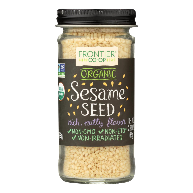 Frontier Herb Sesame Seeds - Organic - Whole - Hulled - 2.32 Oz - Orca Market