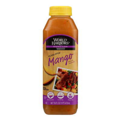 World Harbor Island Mango Sauce - Case Of 6 - 16 Oz. - Orca Market