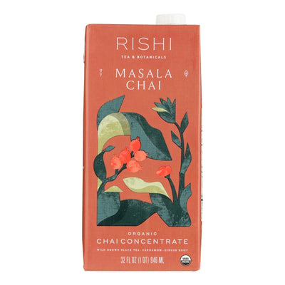 Rishi Masala Chai Concentrate - Case Of 12 - 32 Fl Oz - Orca Market