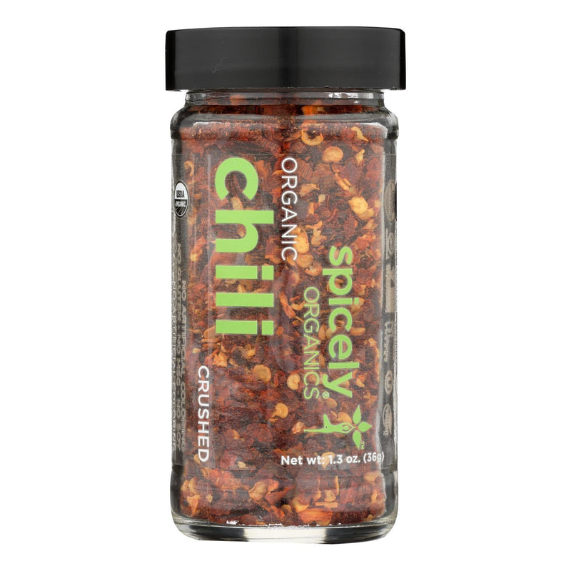 Spicely Organics - Organic Chili - Crushed - Case Of 3 - 1.3 Oz. - Orca Market