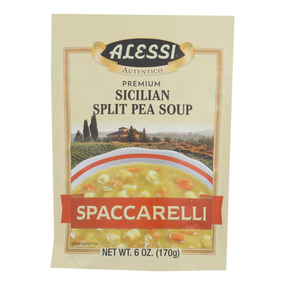 Alessi - Split Pea Soup - Spaccarelli - Case Of 6 - 6 Oz. - Orca Market