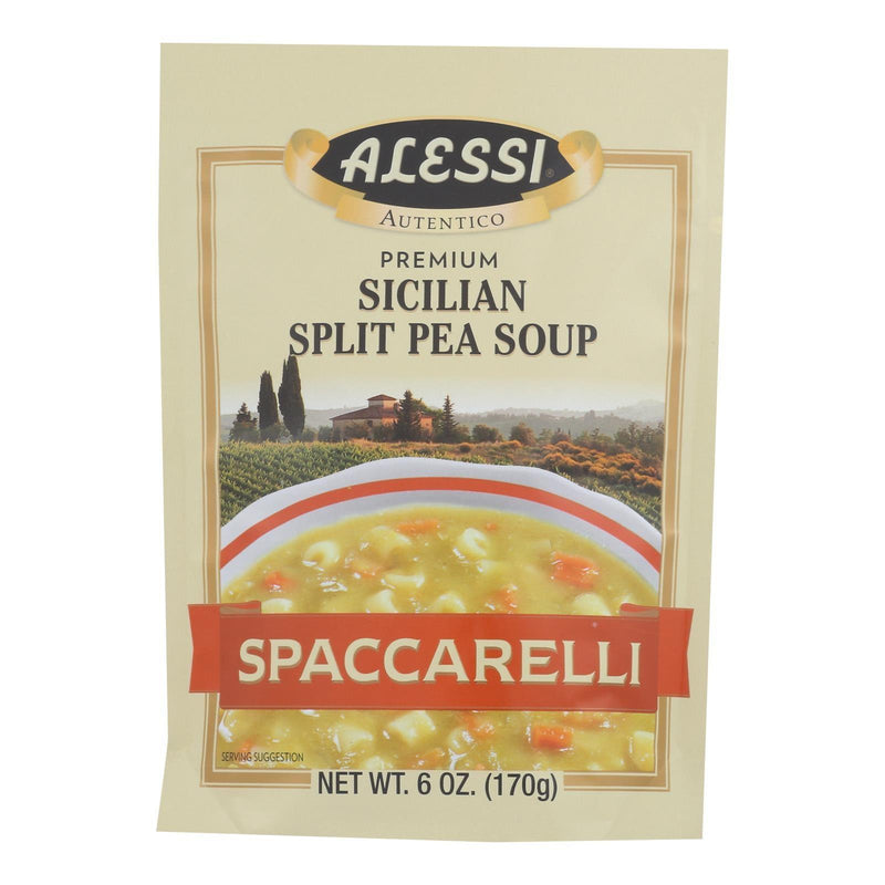 Alessi - Split Pea Soup - Spaccarelli - Case Of 6 - 6 Oz. - Orca Market