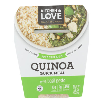 Cucina And Amore - Quinoa Meals - Basil Pesto - Case Of 6 - 7.9 Oz. - Orca Market