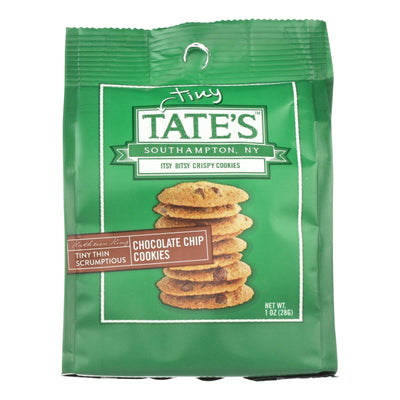 Tate's Bake Shop Itsy Bitsy Crispy Chocolate Chip Cookies - Case Of 12 - 1 Oz - Orca Market