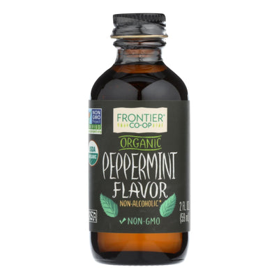 Frontier Herb Peppermint Flavor - Organic - 2 Oz - Orca Market