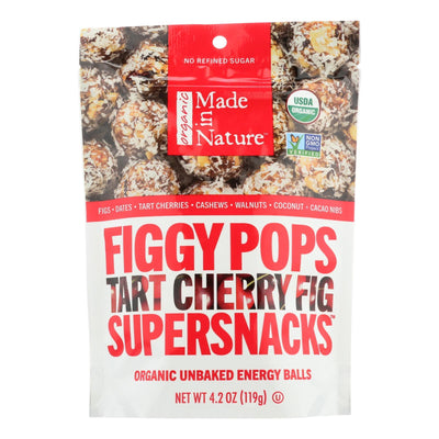 Made In Nature Figgy Pops - Tart Cherry Fig - Case Of 6 - 4.2 Oz - Orca Market