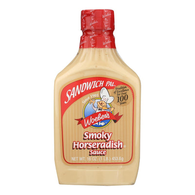 Woeber's Sandwich Pal Smoky Horseradish Sauce - Case Of 6 - 16 Fl Oz. - Orca Market