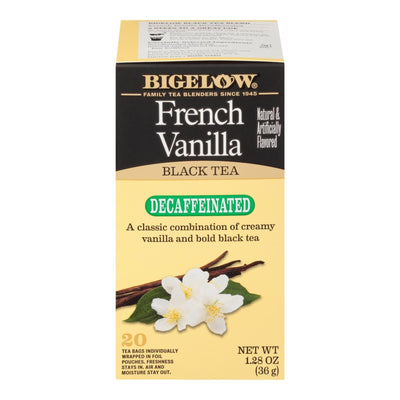 Bigelow Tea Tea - Decaf - French Vanilla - Case Of 6 - 20 Bag - Orca Market