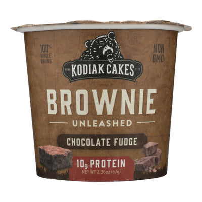 Kodiak Cakes - Brownie In Cup Chocolate Fudge - Case Of 12-2.36 Oz - Orca Market