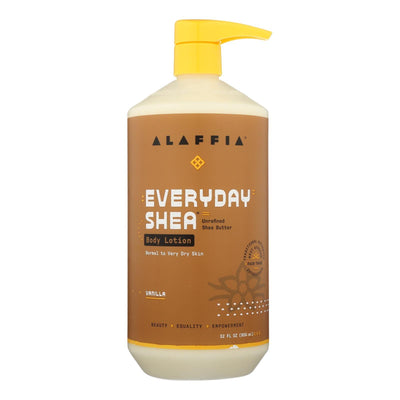 Alaffia - Everyday Lotion - Shea Vanilla - 32 Oz. - Orca Market