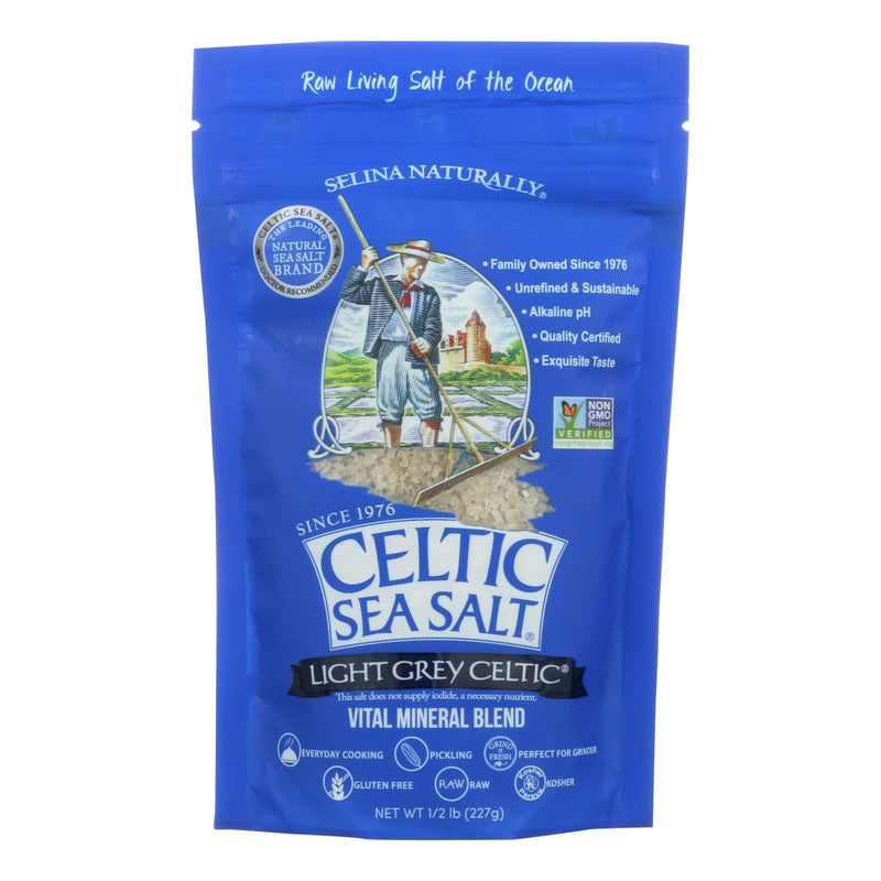 Celtic Sea Salt Light Grey - Case Of 6 - 0.5 Lb. - Orca Market