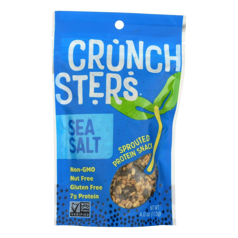 Crunchsters - Sprouted Protein Snack - Sea Salt - Case Of 6 - 4 Oz. - Orca Market