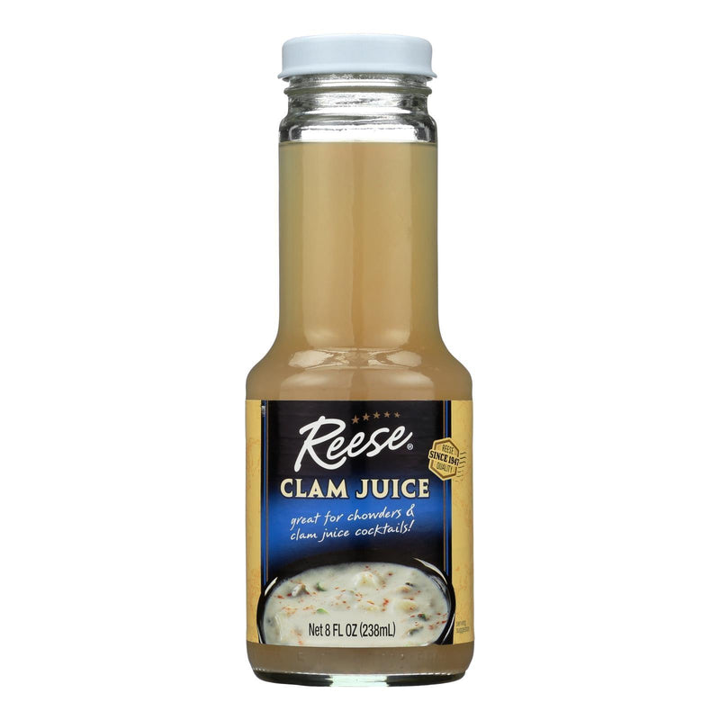 Reese Clam Juice Bottle - Case Of 6 - 8 Fl Oz. - Orca Market