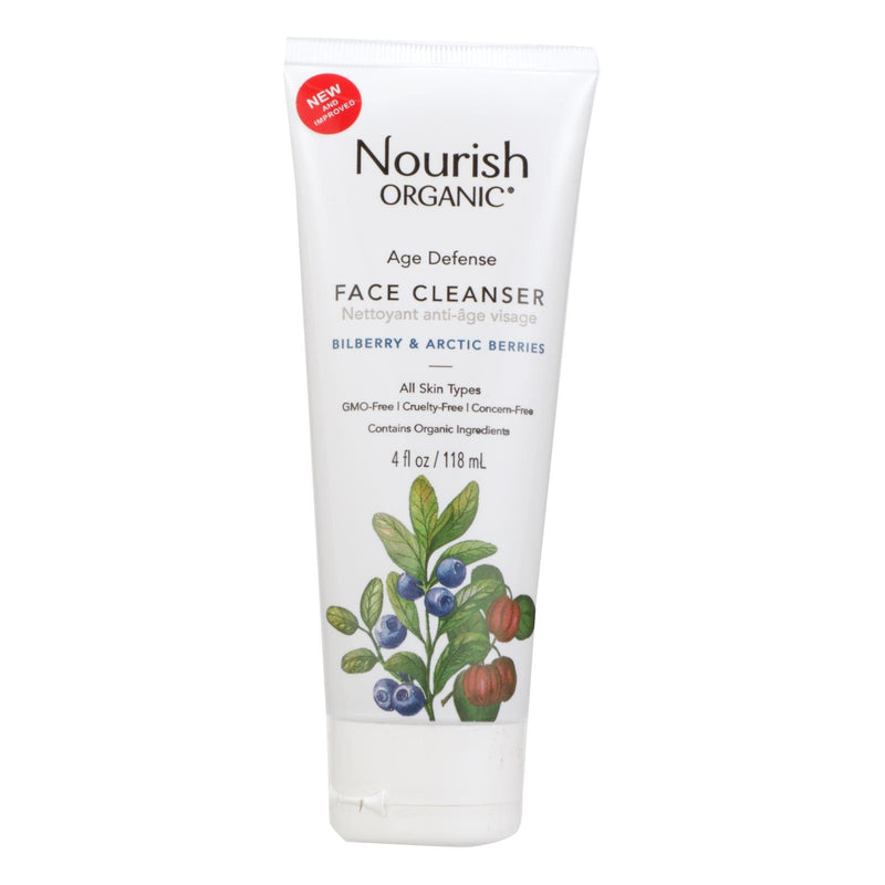 Nourish - Face Cleaner Age Defense - 1 Each - 4 Fz - Orca Market