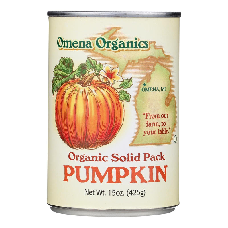 Omena Organics - Pumpkin Solid Pack - Case Of 12-15 Oz - Orca Market