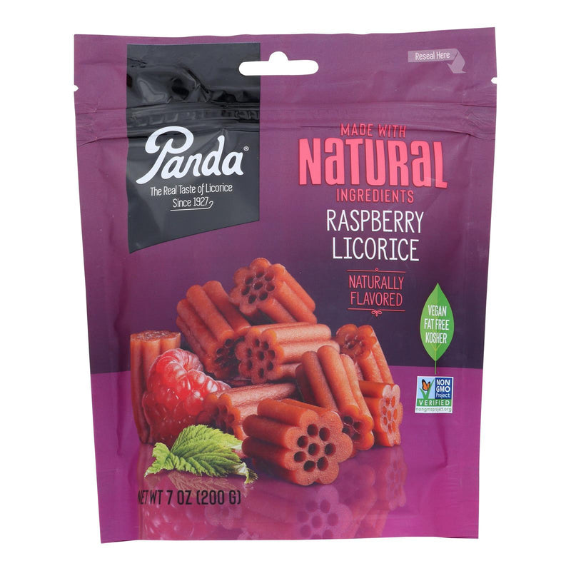 Panda Licorice - Licorice Raspberry Chews - Case Of 8-7 Oz - Orca Market