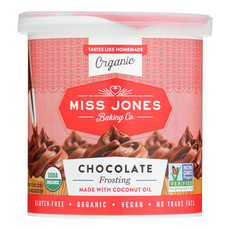 Miss Jones Organic Chocolate Frosting - Case Of 6 - 320 Grm - Orca Market