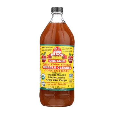 Bragg - Organic Apple Cider Vinegar - Miracle Cleanser Concentrate - Case Of 12 - 32 Fl Oz - Orca Market