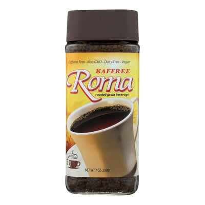 Kaffree Instant Roasted Grain Beverage - Roma - Case Of 6 - 7 Oz. - Orca Market