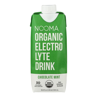 Nooma Electrolite Drink - Organic - Chocolate Mint - Case Of 12 - 16.9 Fl Oz - Orca Market