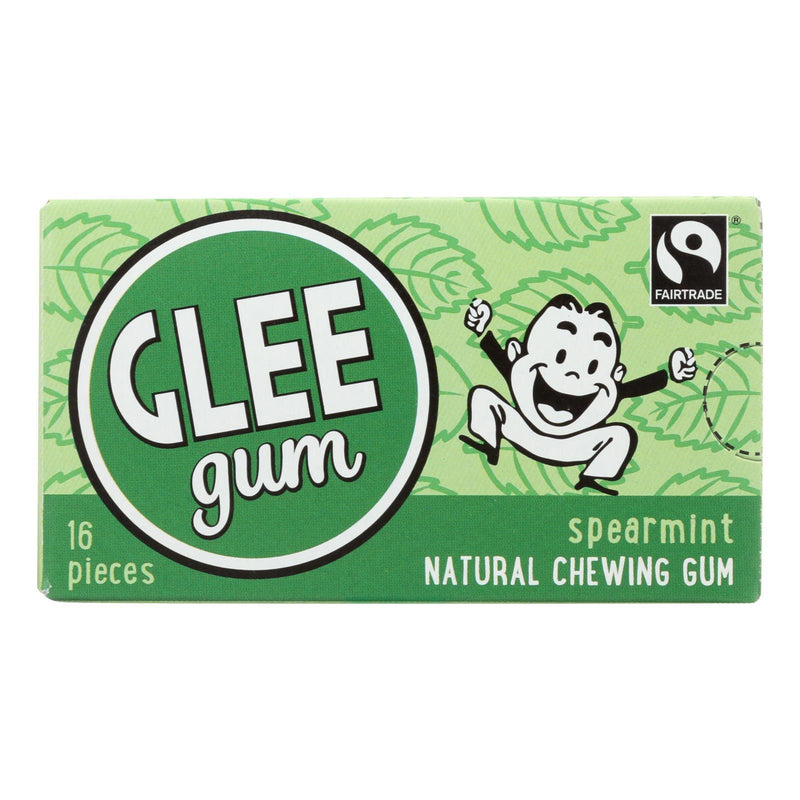 Glee Gum Chewing Gum - Spearmint - Case Of 12 - 16 Pieces - Orca Market