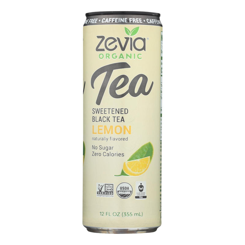 Zevia Organic Sweetened Black Tea - Case Of 12 - 12 Fz - Orca Market