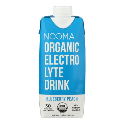 Nooma Electrolite Drink - Organic - Blueberry Peach - Case Of 12 - 16.9 Fl Oz - Orca Market