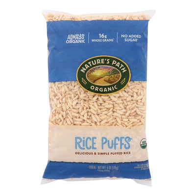 Nature's Path Organic Rice Puffs Cereal - Case Of 12 - 6 Oz. - Orca Market