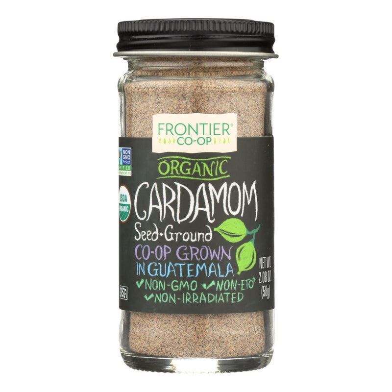 Frontier Herb Cardamom Seed - Organic - Ground - Decorticated - No Pods - 2.08 Oz - Orca Market