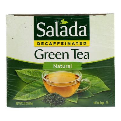 Salada Tea Green Tea - Decaffeinated Serenity - Case Of 6 - 40 Count - Orca Market