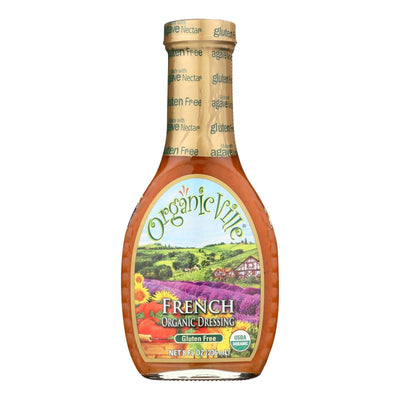 Organic Ville Organic Dressing - French - Case Of 6 - 8 Fl Oz. - Orca Market